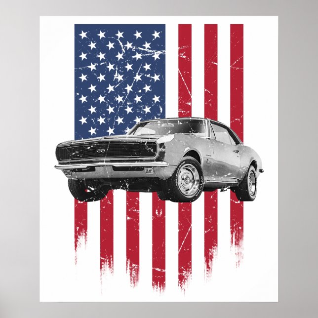 1967 Chevrolet Camaro SS 396 Poster (Framsidan)