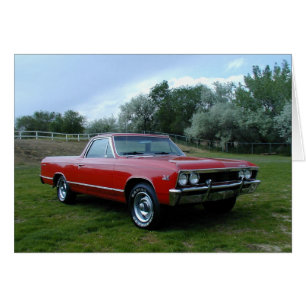 1967 Chevrolet Chevelle El Camino Hälsningskort