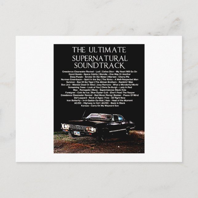 1967 Chevrolet Impala S-vykort Vykort (Framsida)