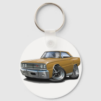 1967 Coronet RT Guld bil Nyckelring