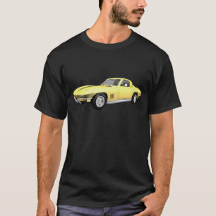 1967 Corvette Sports Car: Avsluta gult Tee
