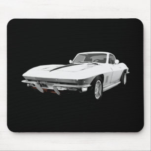 1967 Corvette Sports Car: Vit Avsluta: Musmatta
