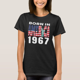 1967 Födelsedag i Amerika Pride Amerika USA F T Shirt