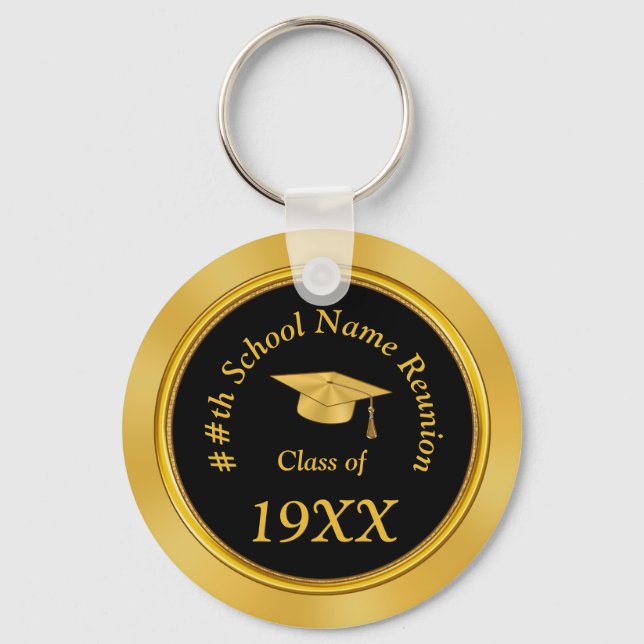 1967-klassåterförening ger PERSONLIG till FÄRG Nyckelring (Framsida)