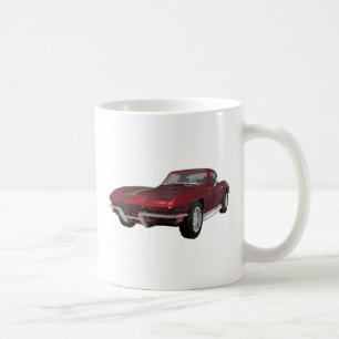 1967 Korvett: Idrottsbil: Candy Apple Avslutar: Kaffemugg