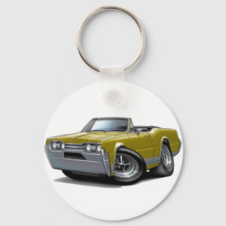 1967 Olds Cutlass Guld konvertibel Nyckelring