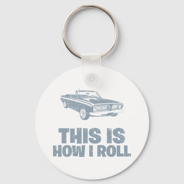 1967 Plymouth Barracuda Nyckelring (Framsida)