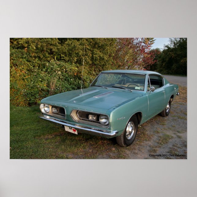 1967 Plymouth Barracuda Poster (Framsidan)