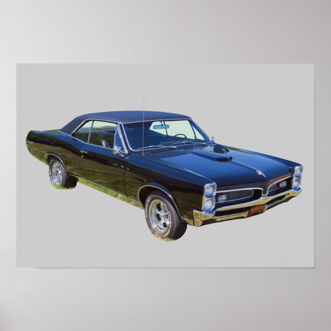1967 Pontiac GTO Muscle Car Poster (Framsidan)