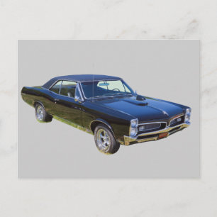 1967 Pontiac GTO muskelbil Vykort