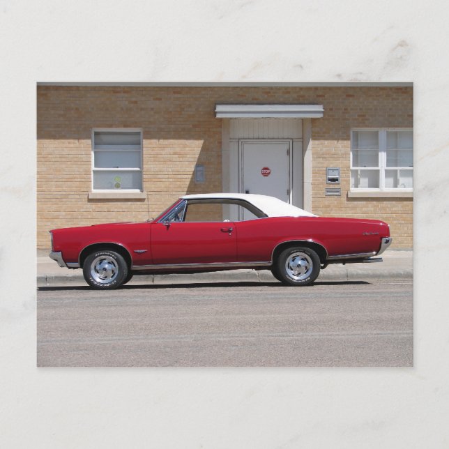 1967 Pontiac GTO Vykort (Framsida)