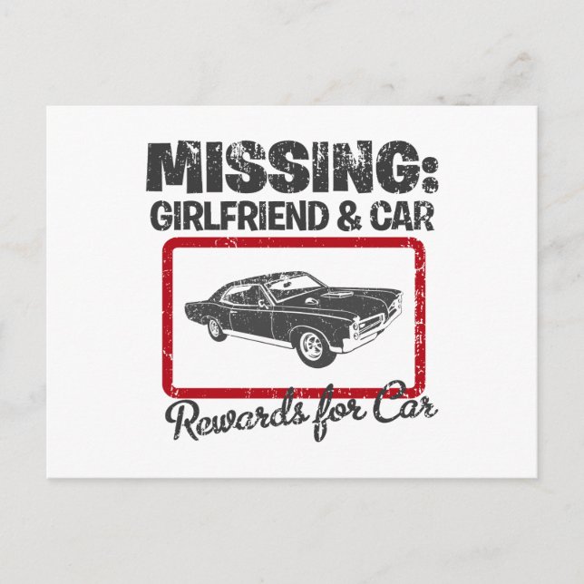 1967 Pontiac GTO Vykort (Framsida)