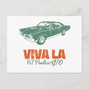 1967 Pontiac GTO Vykort