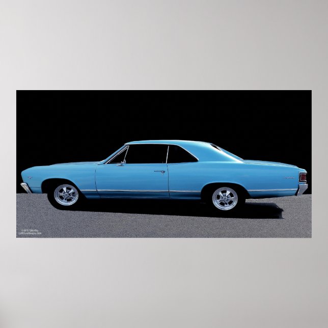 1967 POSTER CHEVY MALIBU (Framsidan)