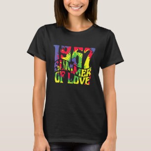 1967 Sommaren Kärlek Hippie 50-årsjubileum T Shirt