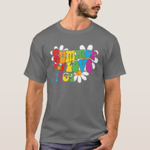 1967 Sommaren Kärlek Hippie 50-årsjubileum T Shirt