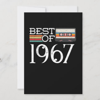 1967 Vintage 53:e födelsedag Inbjudningar