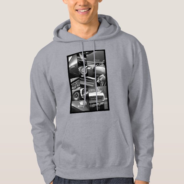 1968 1969 1970 Dodge Charger R/T 500 HEMI Daytona Hoodie (Framsida)