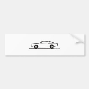 1968 1969 Plymouth Barracuda Bildekal