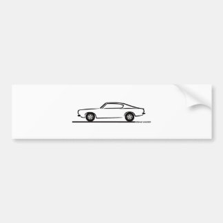 1968 1969 Plymouth Barracuda Bildekal