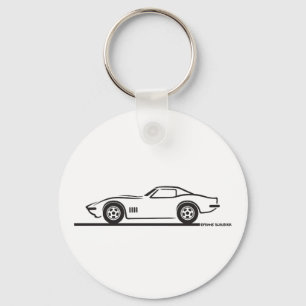 1968-69 Corvette Nyckelring