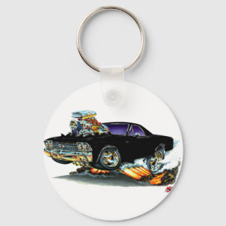1968-69 El Camino Black Lastbil Nyckelring