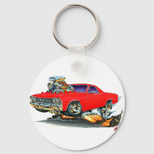 1968-69 El Camino Red Lastbil Nyckelring