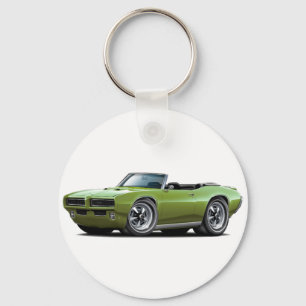 1968-69 grön cabriolet för GTO Nyckelring