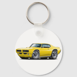 1968-69 GTO Gult Car Nyckelring