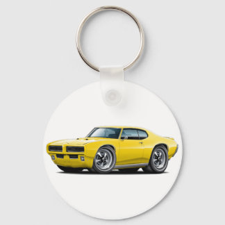 1968-69 GTO Gult Car Nyckelring