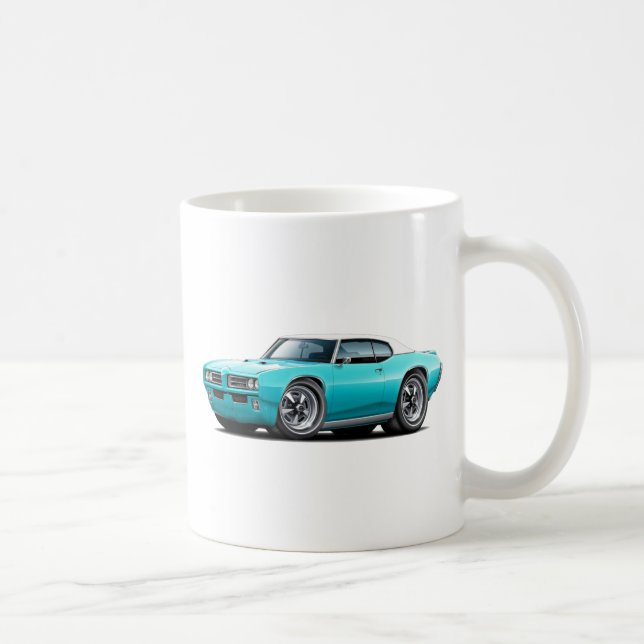 1968-69 GTO-Turkos-Vit bästa bil Kaffemugg (Höger)