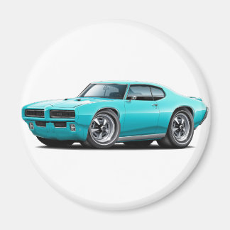 1968-69 GTO Turquise Car Magnet