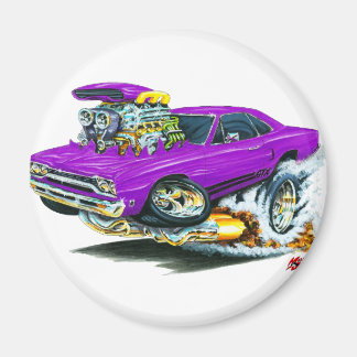 1968-69 Plymouth GTX Lila Car Magnet