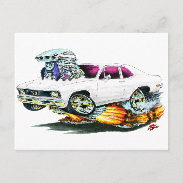 1968-70 Nova Vitbil Vykort (Framsida)