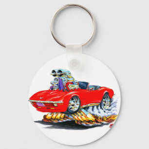 1968-72 Konvertibel korvettröd Nyckelring