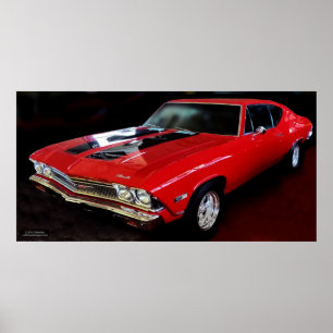 1968 AFFISCH FÖR CHEVELLE 427