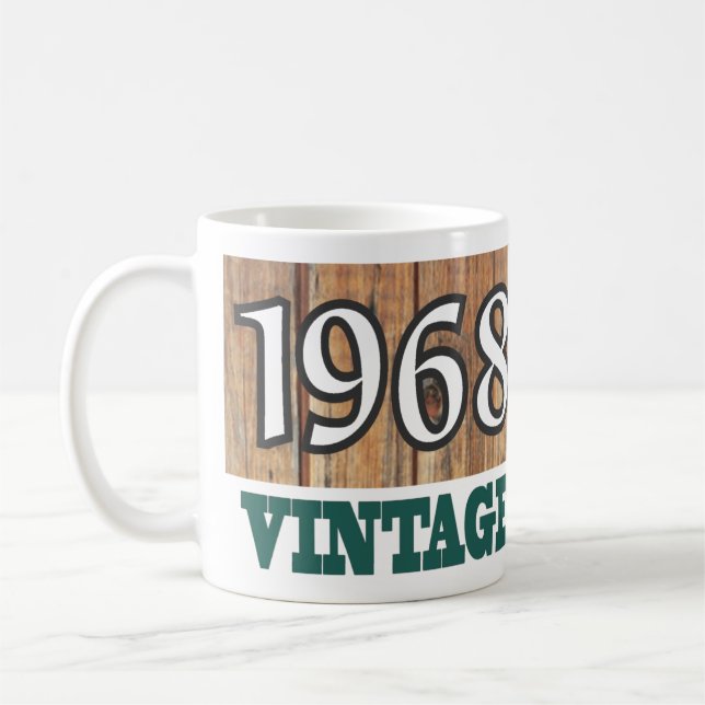 1968 Årets födelsedag - födelsedagsfirande Kaffemugg (Vänster)