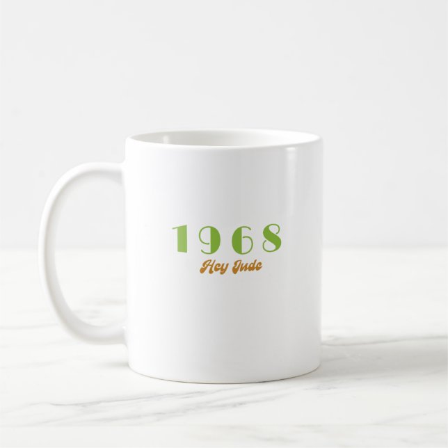 1968 års topplåt kaffemugg (Vänster)