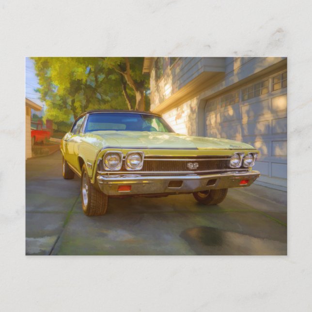 1968 CHEVROLET CHEVELLE SS 396 VYKORT (Framsida)