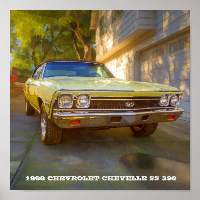1968 CHEVY CHEVELLE SS 396 POSTER (Framsidan)