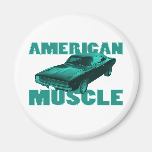 1968 - docka laddare/t american - muskelblått magnet (Framsidan)