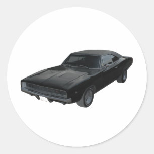 1968 doseringsladdare/t mopar runt klistermärke