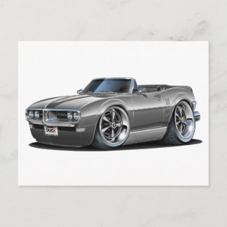 1968 Firebird Grått-konvertibel Vykort