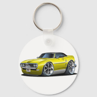 1968 Firebird Gult-Black Car Nyckelring