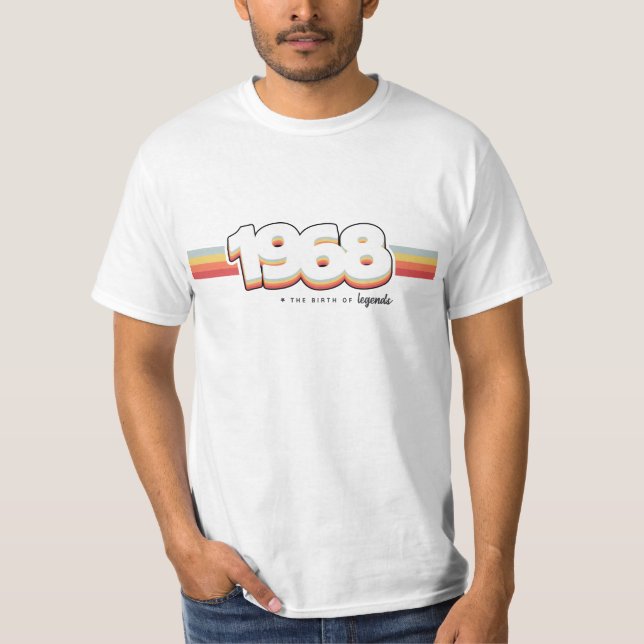 1968 Förklaringars födelse T Shirt (Framsida)