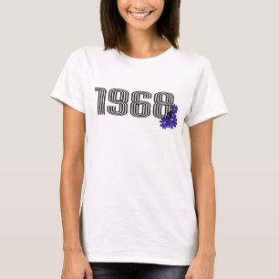 1968 Fredstecken med lägre effekt, Hippie-Lila T Shirt