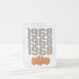 1968-Fredsteckenets Orange, diskettenhet Frostad Glasmugg