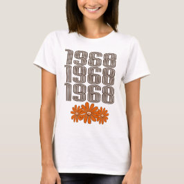 1968-Fredsteckenets Orange, diskettenhet T Shirt
