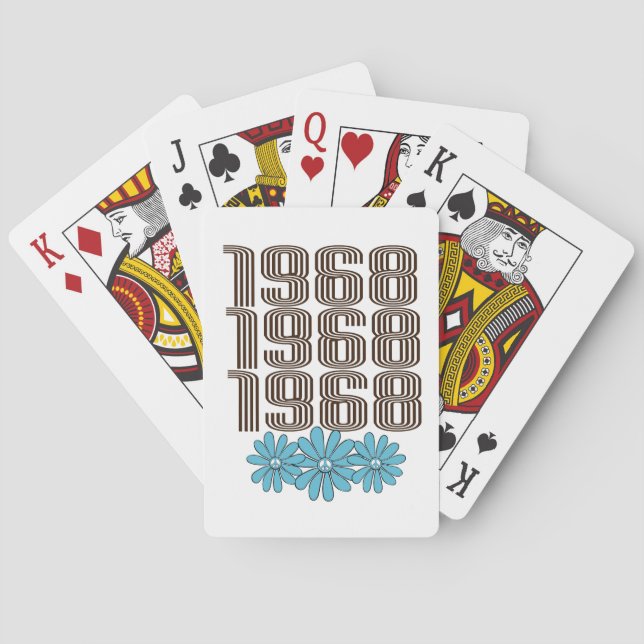 1968-Fredsteckenets vattenkraft för vattenkraft oc Casinokort (Baksidan)