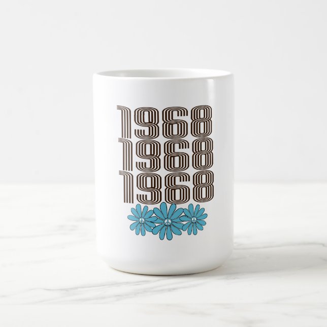 1968-Fredsteckenets vattenkraft för vattenkraft oc Magisk Mugg (Center)